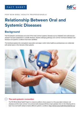 Relationship Between Oral and Systemic Diseases